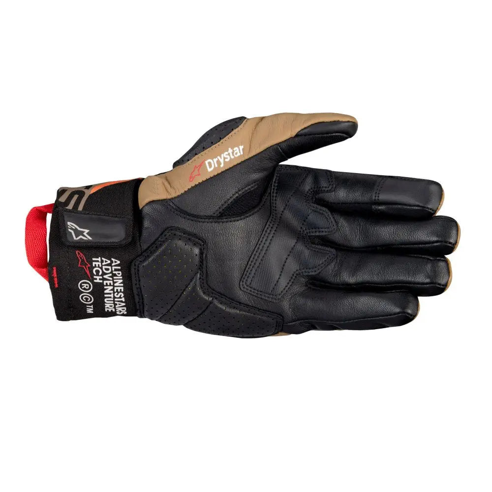 Alpinestars Belize V3 Drystar Leather Gloves Black / Gobi / Brown Sand  - FREE UK Shipping, FREE 365 Day Returns | Moto Central