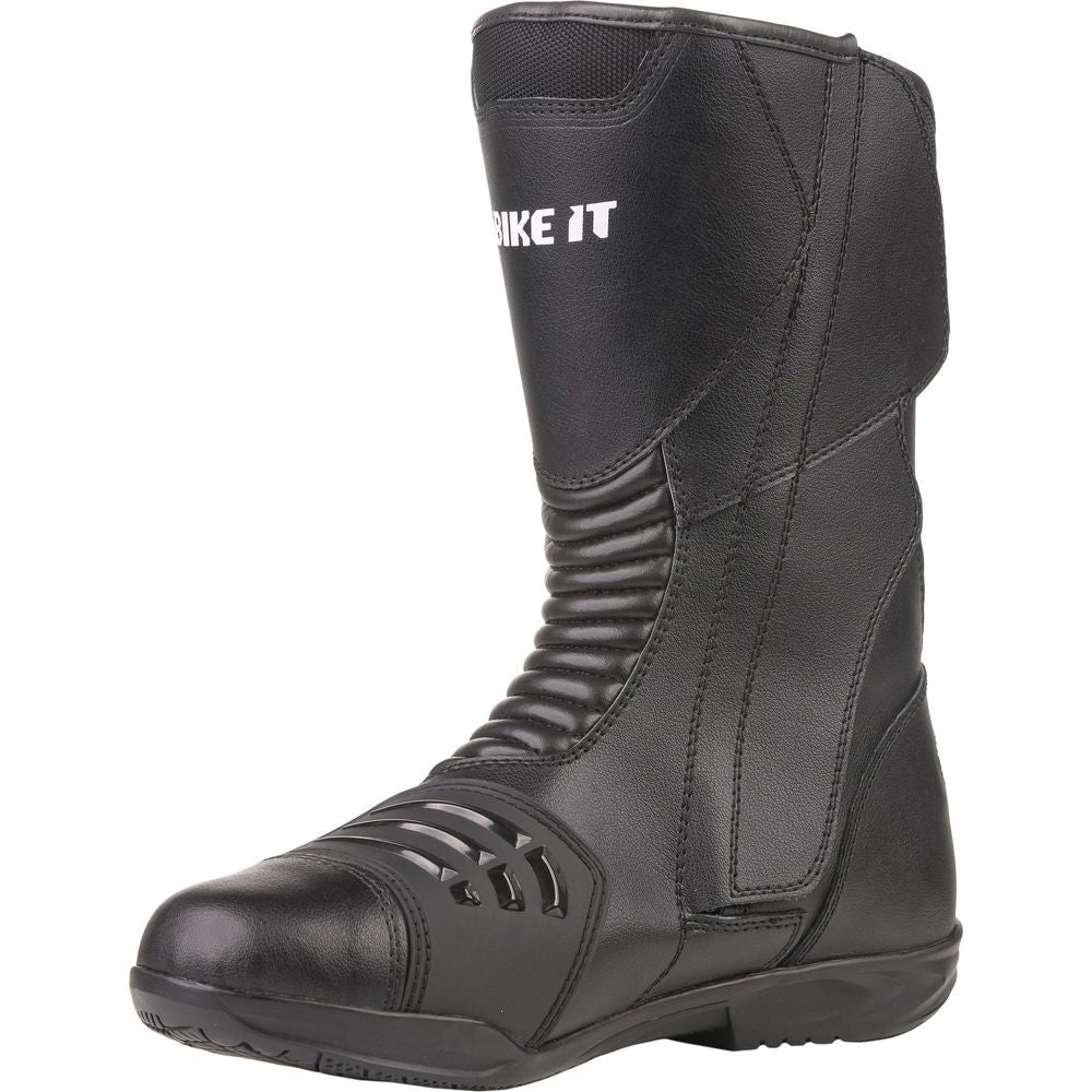 Bike It Burhou All-Seasons Waterproof Sports Touring Motorcycle Boots Black