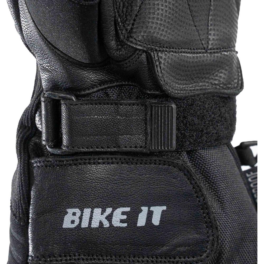 Bike It Burhou All-Season All-Weather Gloves Black  - FREE UK Delivery - Moto Central