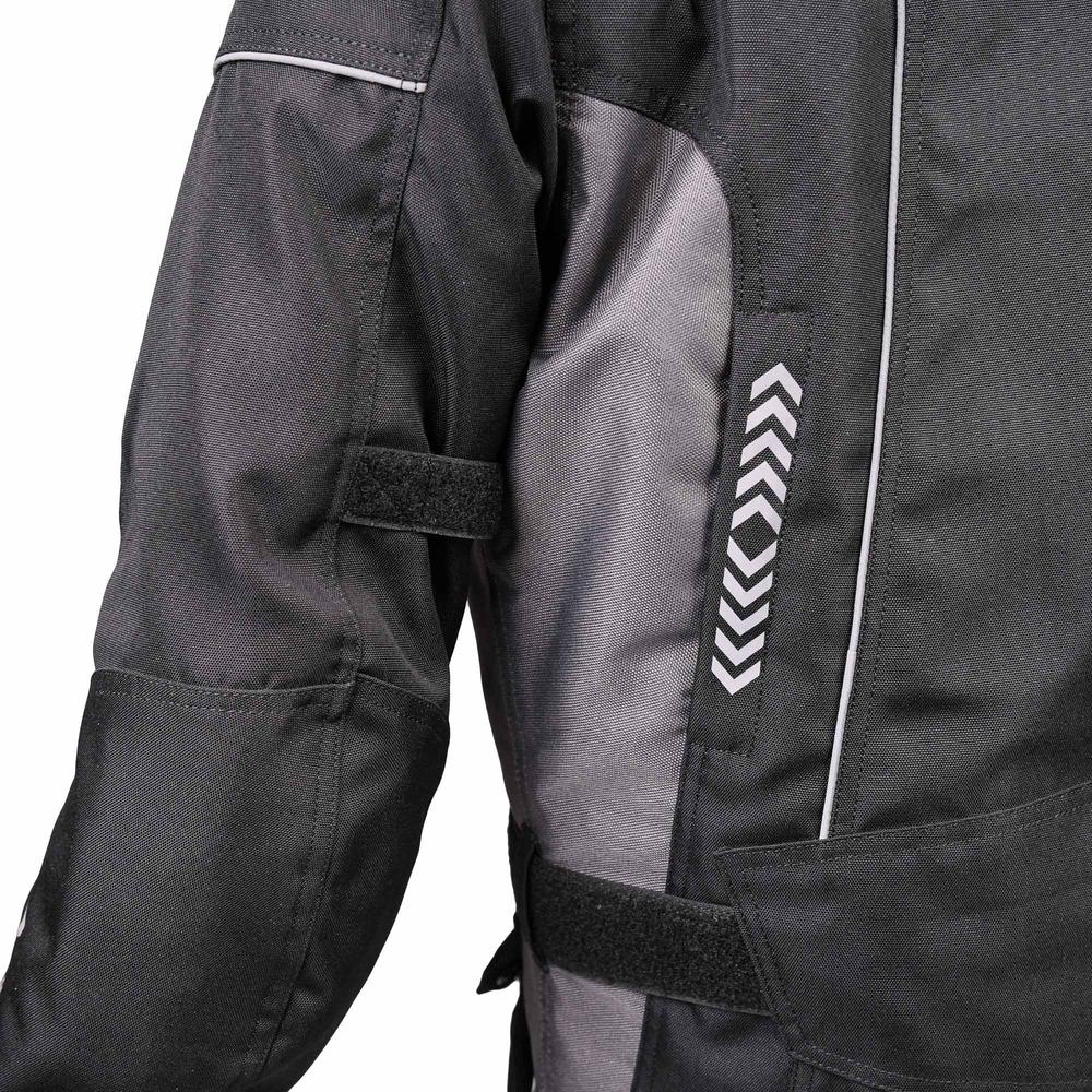 Bike It Burhou All-Season Motorcycle Adventure Jacket Black