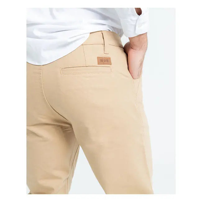 ByCity Docks Textile Trouser Beige  - FREE UK Shipping, FREE 365 Day Returns | Moto Central