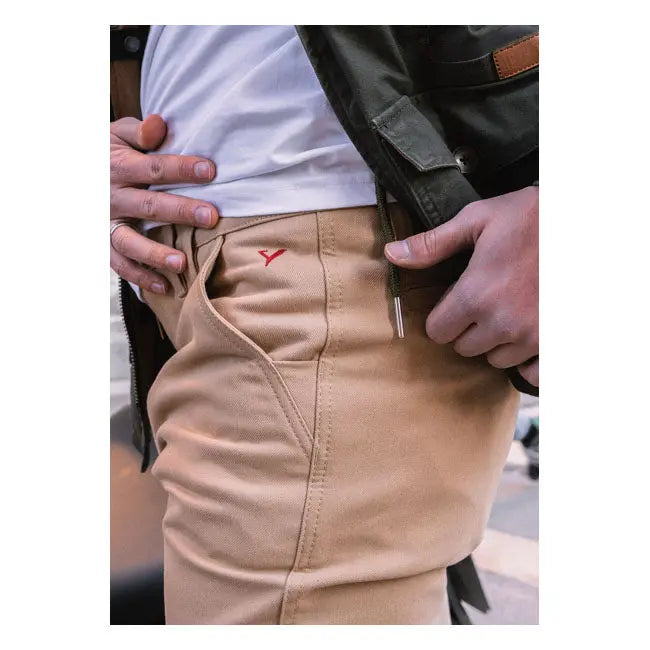 ByCity Docks Textile Trouser Beige  - FREE UK Shipping, FREE 365 Day Returns | Moto Central