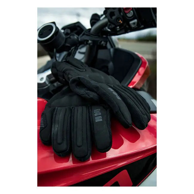 ByCity Iceland Textile Gloves Black  - FREE UK Shipping, FREE 365 Day Returns | Moto Central