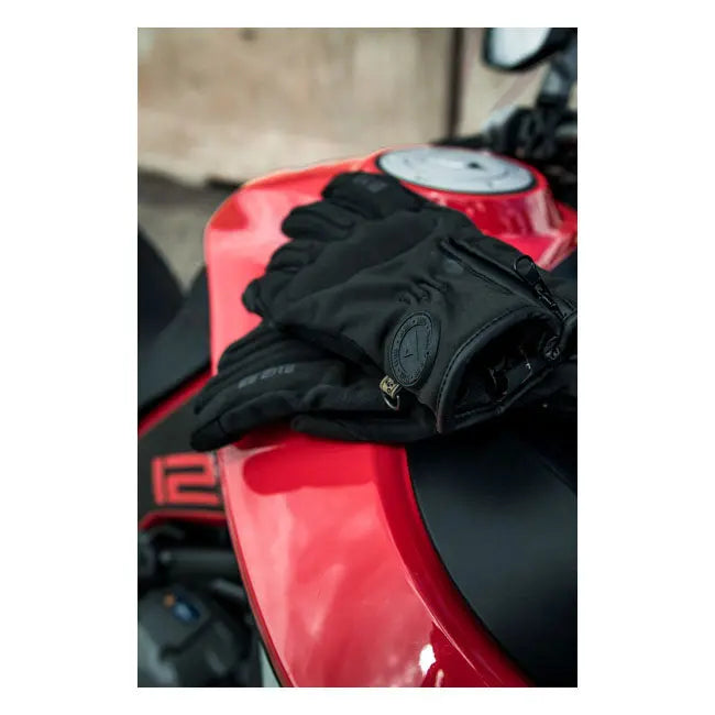 ByCity Iceland Textile Gloves Black  - FREE UK Shipping, FREE 365 Day Returns | Moto Central