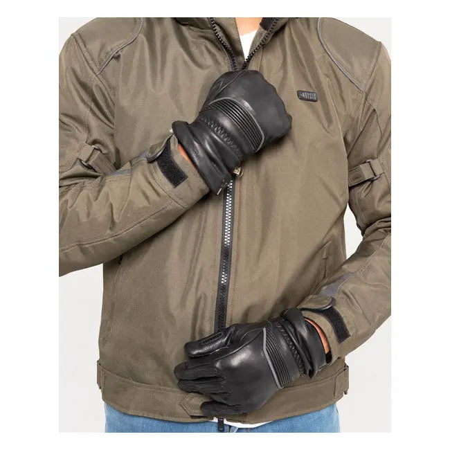 ByCity Lyon Leather Gloves Black  - FREE UK Shipping, FREE 365 Day Returns | Moto Central