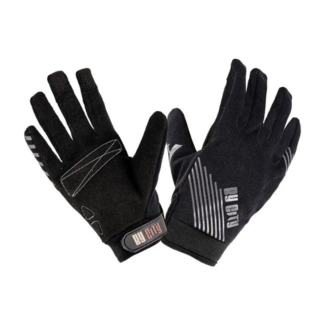 ByCity Moscow Textile Gloves Black  - FREE UK Shipping, FREE 365 Day Returns | Moto Central