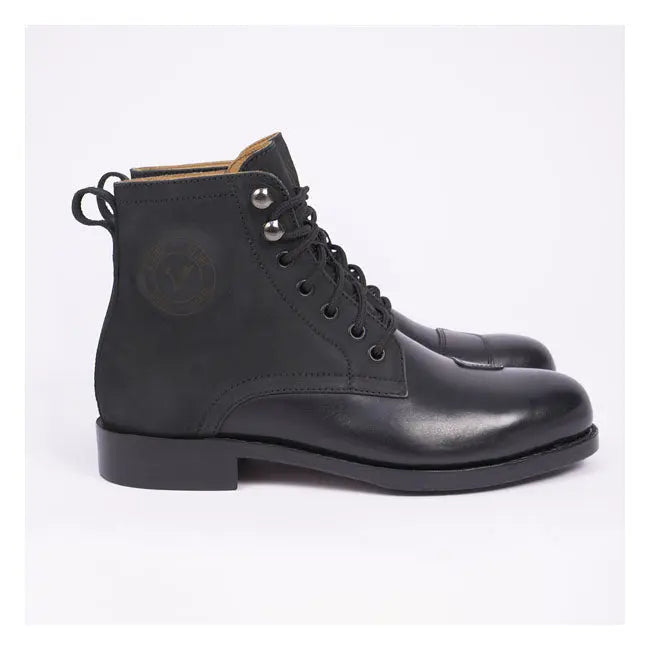 ByCity Sicilia Leather Short Boots Black  - FREE UK Shipping, FREE 365 Day Returns | Moto Central