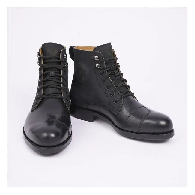 ByCity Sicilia Leather Short Boots Black  - FREE UK Shipping, FREE 365 Day Returns | Moto Central