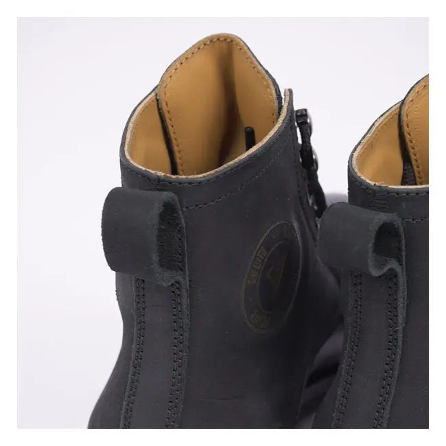 ByCity Sicilia Leather Short Boots Black  - FREE UK Shipping, FREE 365 Day Returns | Moto Central