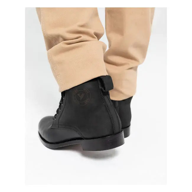 ByCity Sicilia Leather Short Boots Black  - FREE UK Shipping, FREE 365 Day Returns | Moto Central