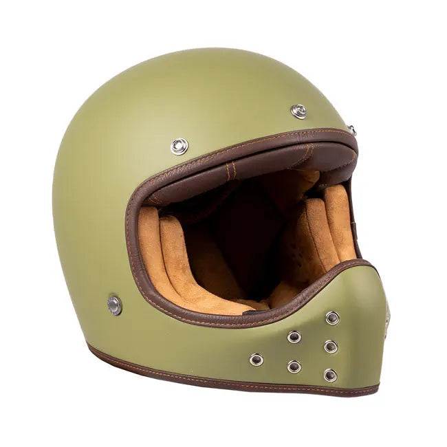 ByCity The Rock Full Face Helmet Green  - FREE UK Shipping, FREE 365 Day Returns | Moto Central