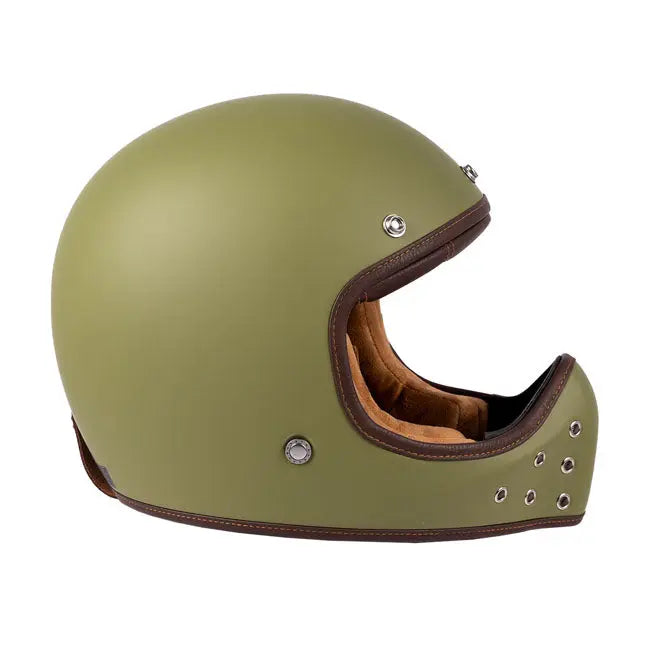 ByCity The Rock Full Face Helmet Green  - FREE UK Shipping, FREE 365 Day Returns | Moto Central