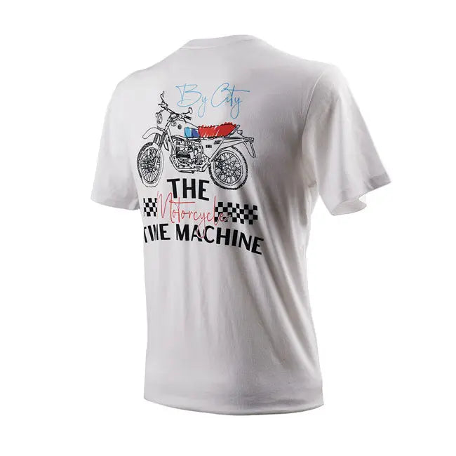 ByCity To Time Machine T-Shirt White  - FREE UK Shipping, FREE 365 Day Returns | Moto Central