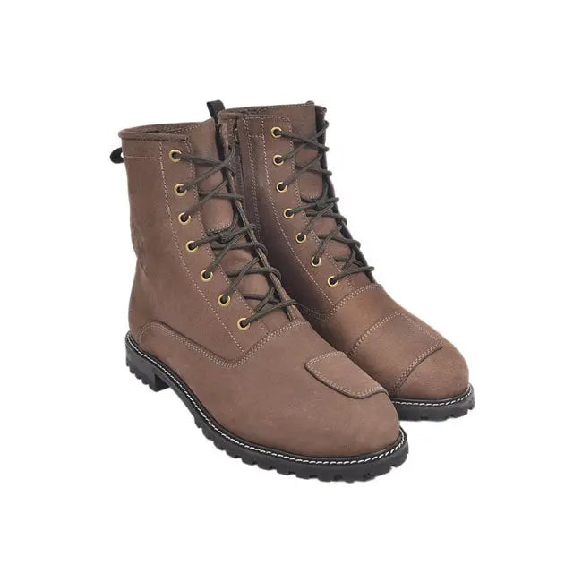 ByCity Troten 3 Leather Short Boots Brown  - FREE UK Shipping, FREE 365 Day Returns | Moto Central