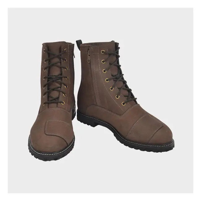 ByCity Troten 3 Leather Short Boots Brown  - FREE UK Shipping, FREE 365 Day Returns | Moto Central