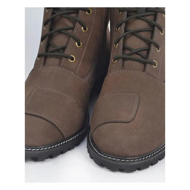 ByCity Troten 3 Leather Short Boots Brown  - FREE UK Shipping, FREE 365 Day Returns | Moto Central