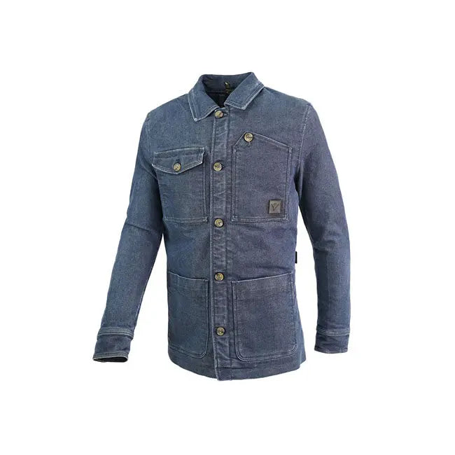 ByCity Wheel Denim Jacket Blue  - FREE UK Shipping, FREE 365 Day Returns | Moto Central