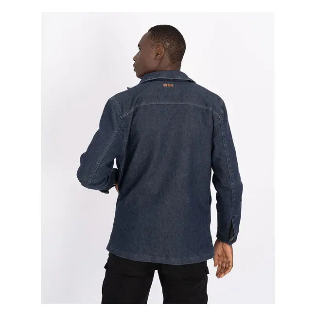 ByCity Wheel Denim Jacket Blue  - FREE UK Shipping, FREE 365 Day Returns | Moto Central