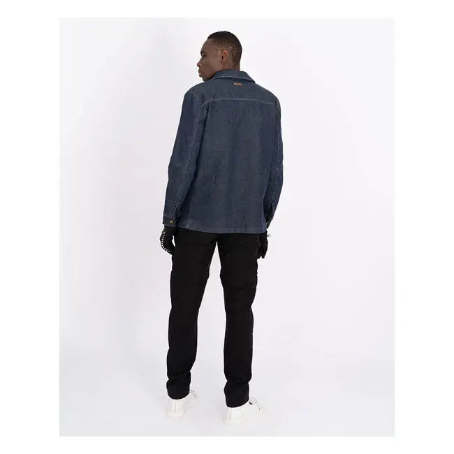 ByCity Wheel Denim Jacket Blue  - FREE UK Shipping, FREE 365 Day Returns | Moto Central