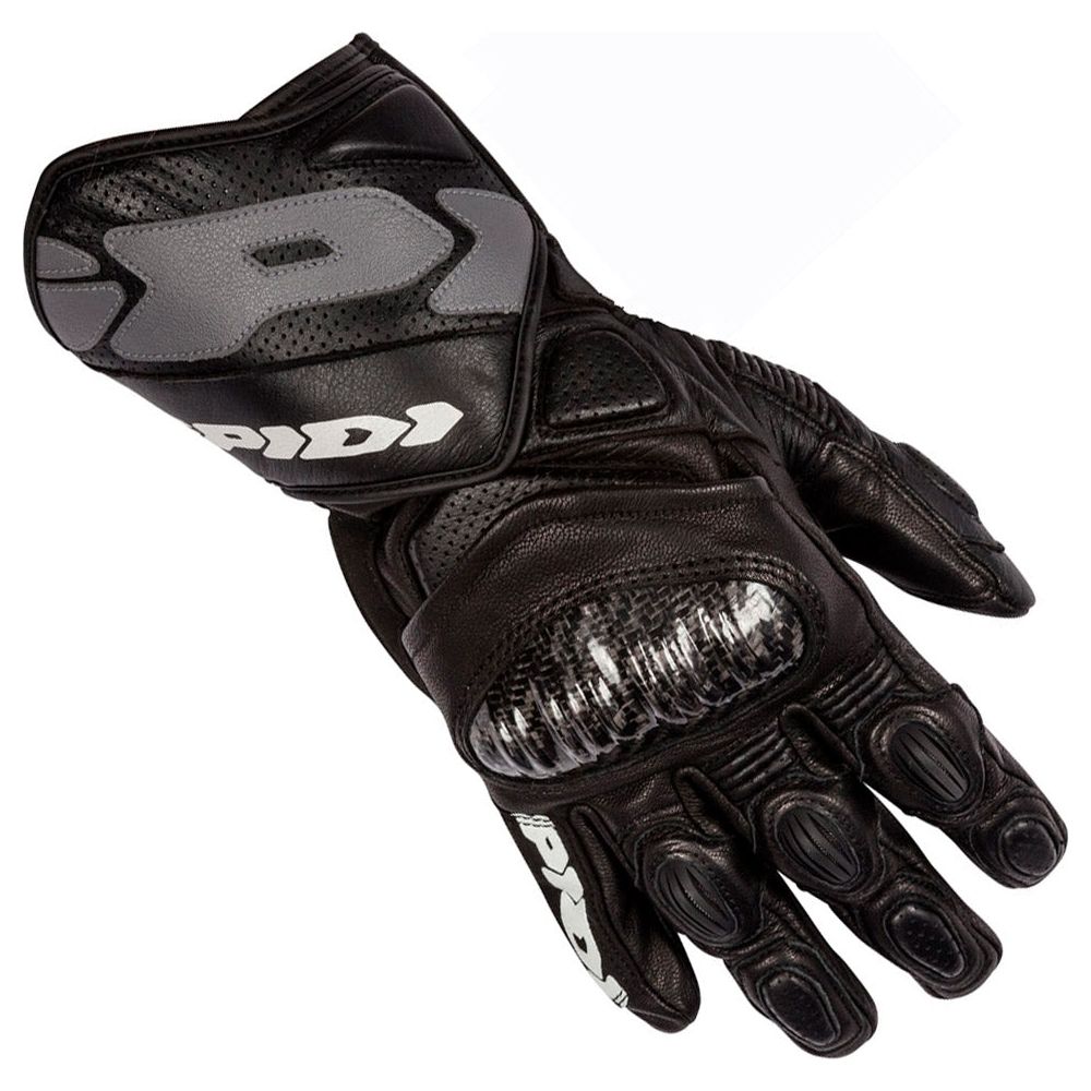 Spidi Carbo 7 CE Leather Gloves Black