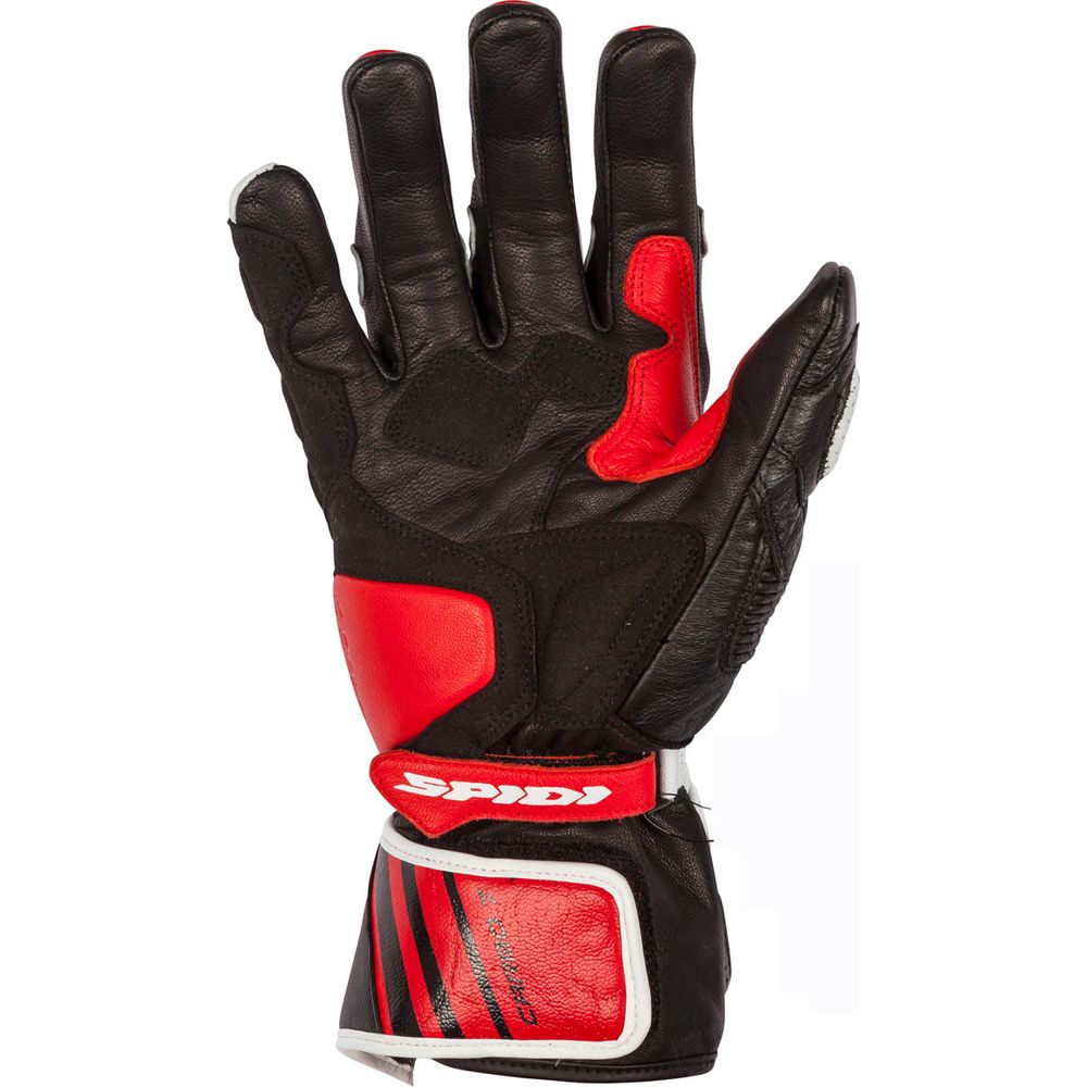 Spidi Carbo 7 CE Leather Gloves Red / Black