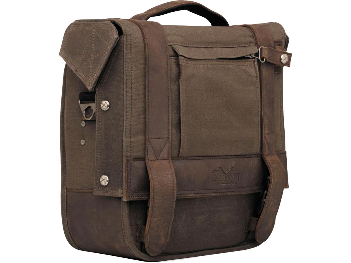 Burly Voyager Saddlebag Dark Oak