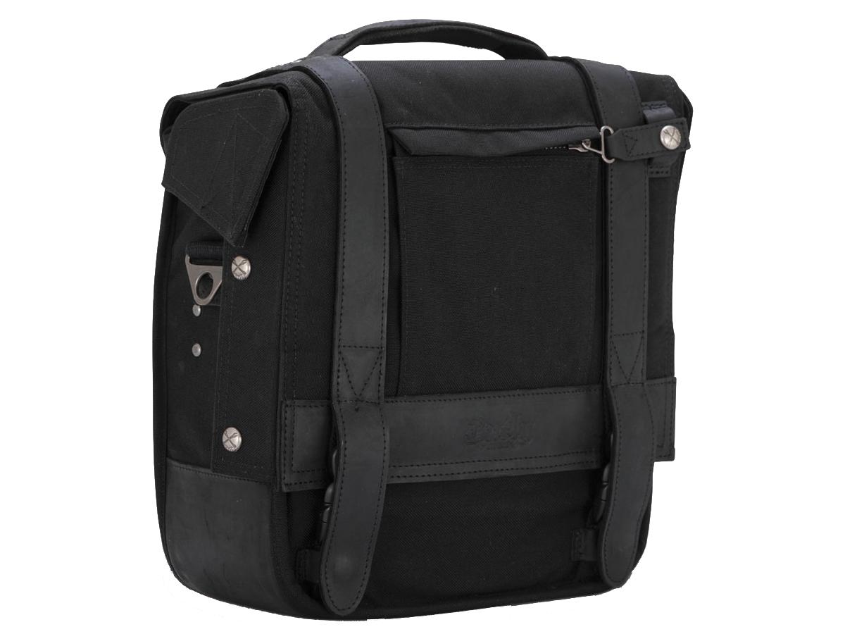 Burly Voyager Saddlebag Black