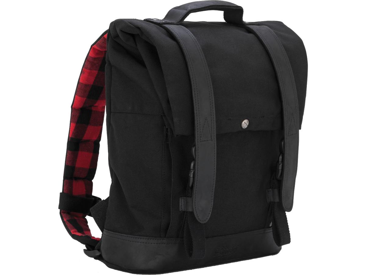 Burly Voyager Back Pack Cordura Black Back Pack Black