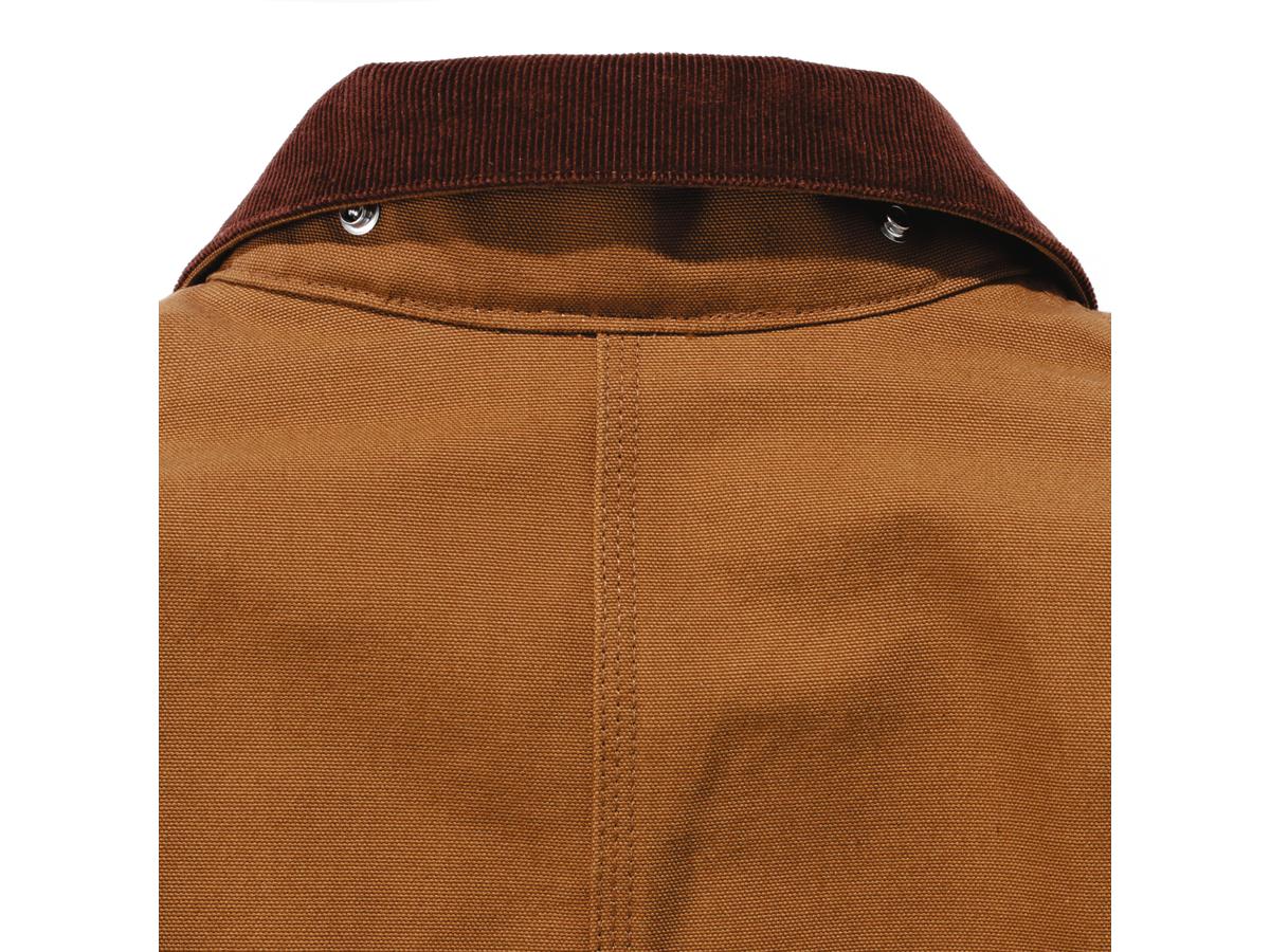 Carhartt Loose Fit Firm Duck Blanket-Lined Chore Coat Carhartt Brown