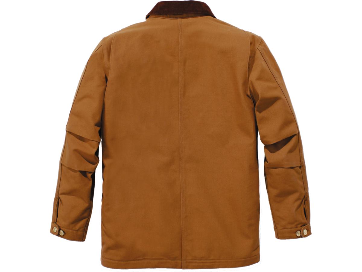 Carhartt Loose Fit Firm Duck Blanket-Lined Chore Coat Carhartt Brown