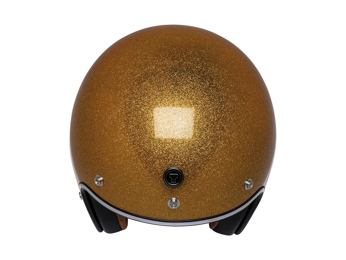 Torc T-50 Jet Helmet Gold Mega Flake