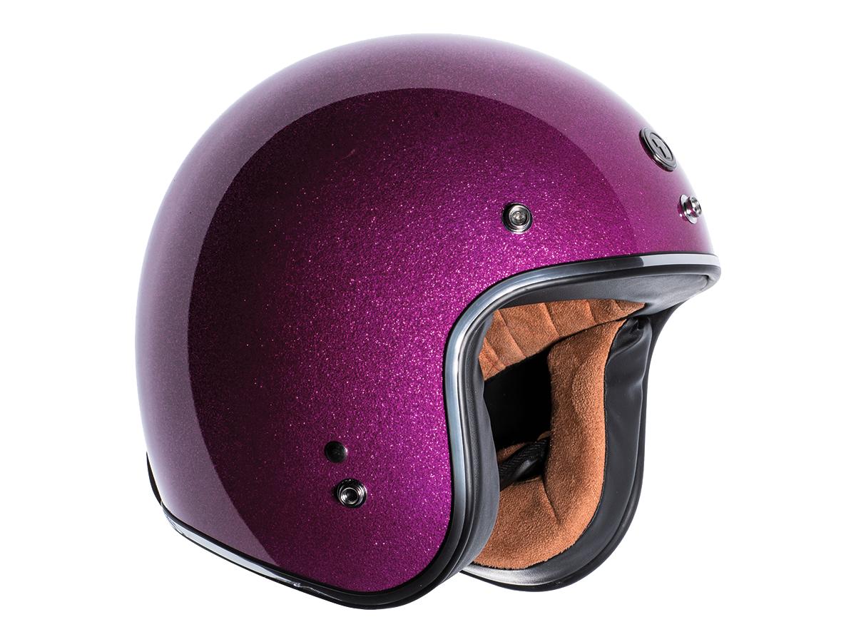 Torc T-50 Bubblegum Jet Helmet Mega Flake Purple