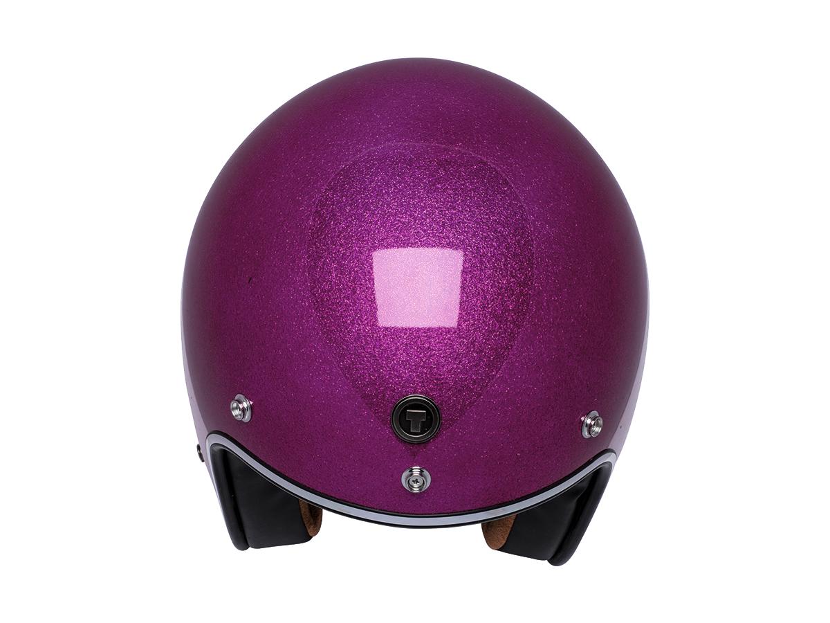 Torc T-50 Bubblegum Jet Helmet Mega Flake Purple - FREE UK Shipping, FREE 365 Day Returns | Moto Central