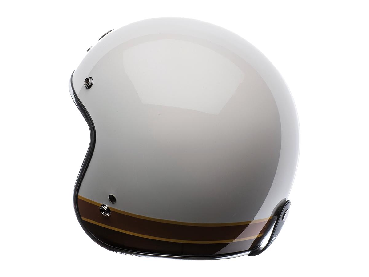 Torc T-50 ISO Bars Jet Helmet Gloss White - FREE UK Shipping, FREE 365 Day Returns | Moto Central