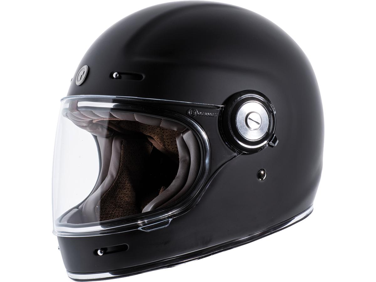 Torc T-1 Retro Helmet Matt Black  - FREE UK Delivery - Moto Central