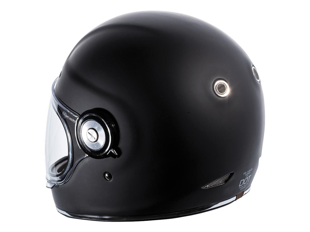 Torc T-1 Retro Helmet Matt Black  - FREE UK Delivery - Moto Central