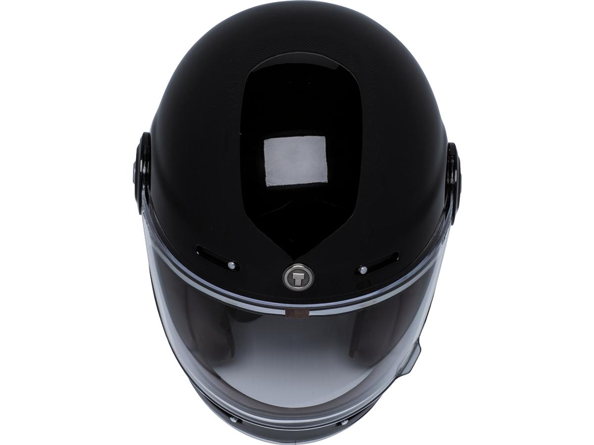 Torc T-1 Retro Helmet Gloss Black  - FREE UK Delivery - Moto Central