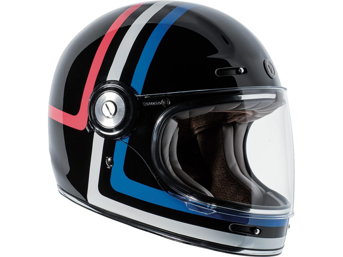 Torc T-1 Retro Americana Tron Helmet Gloss Black