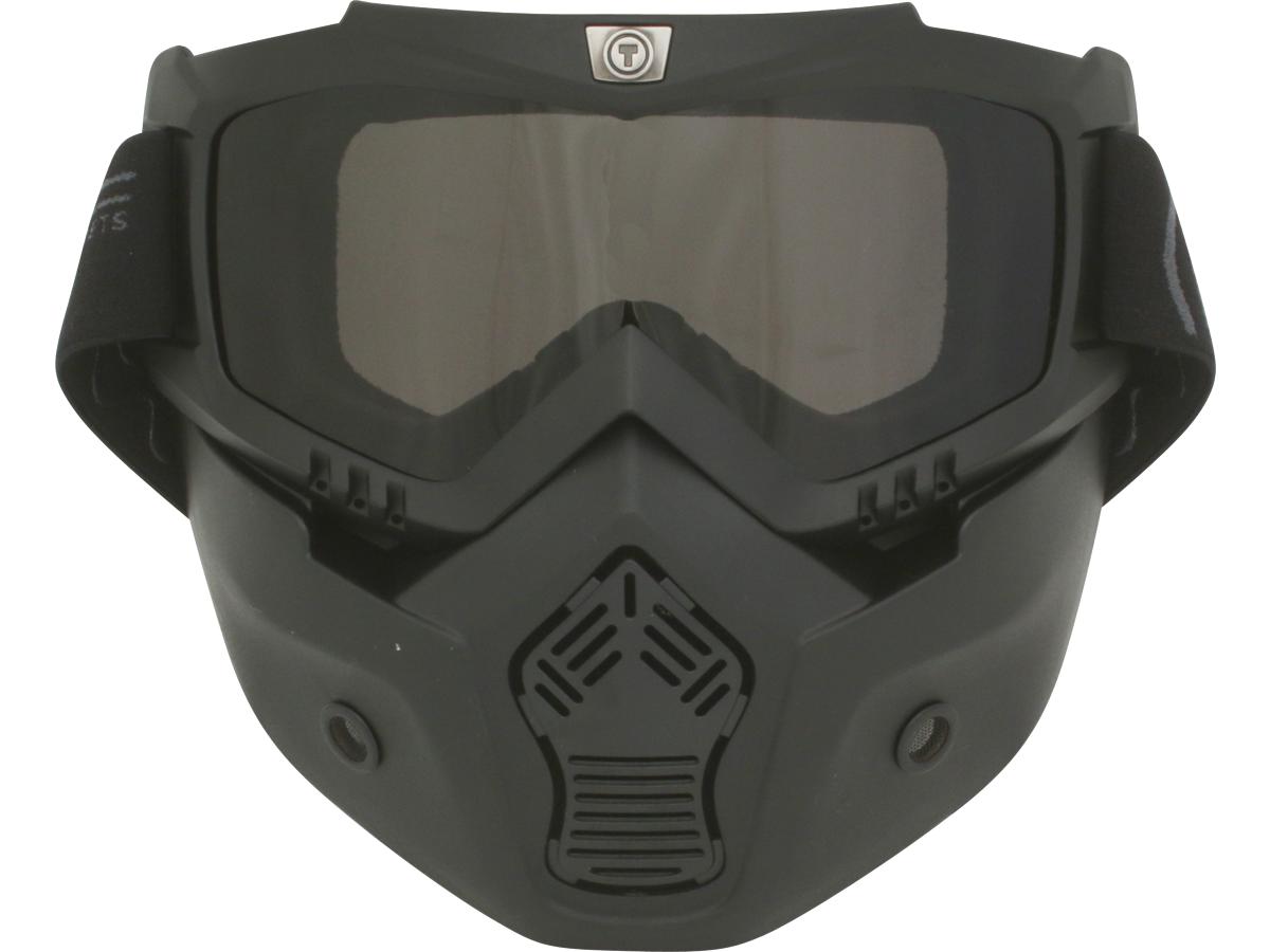 Torc Anti Fog Goggles & Mask Kit Black For T-50 Helmets