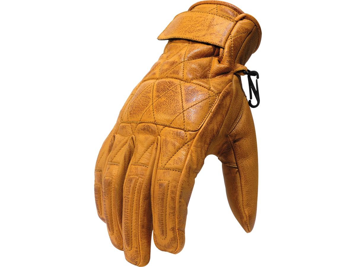 Torc Silver Lake Leather Gloves Gold