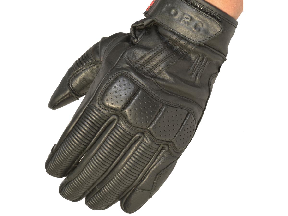 Torc Hawthorne Leather Gloves Black - FREE UK Shipping, FREE 365 Day Returns | Moto Central