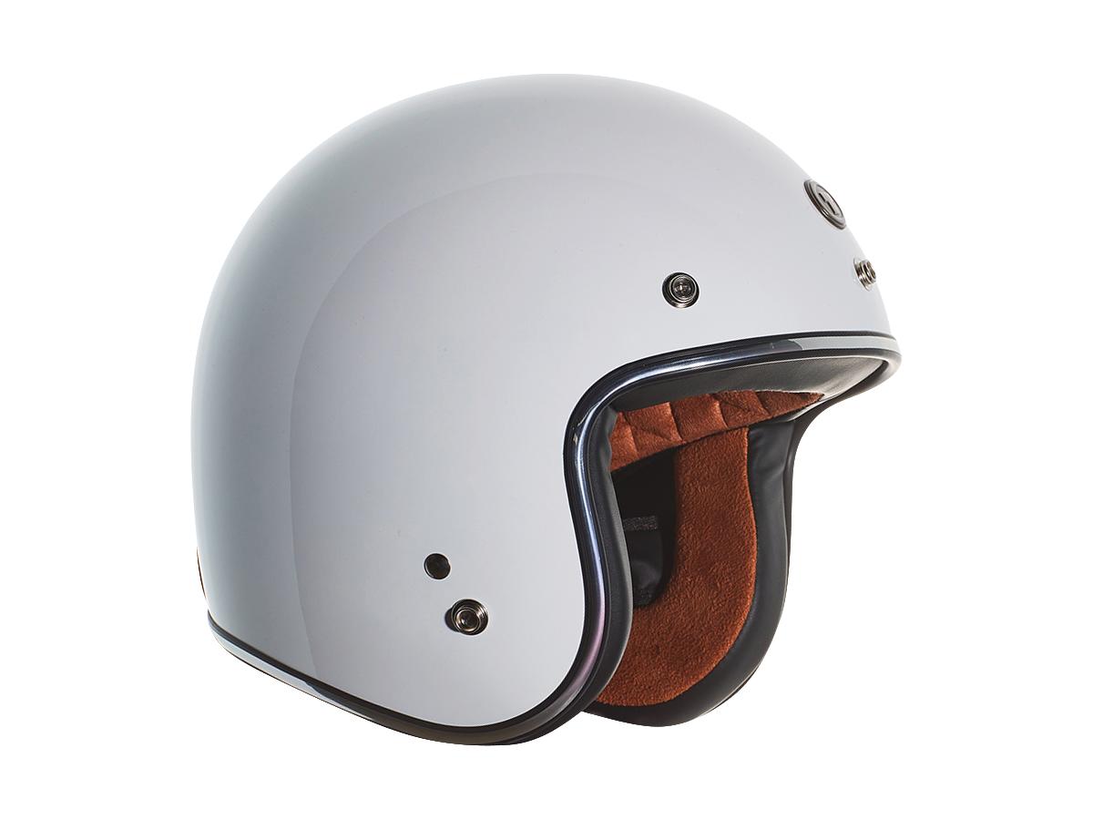 Torc T-50 ECE Retro Jet Helmet Gloss White