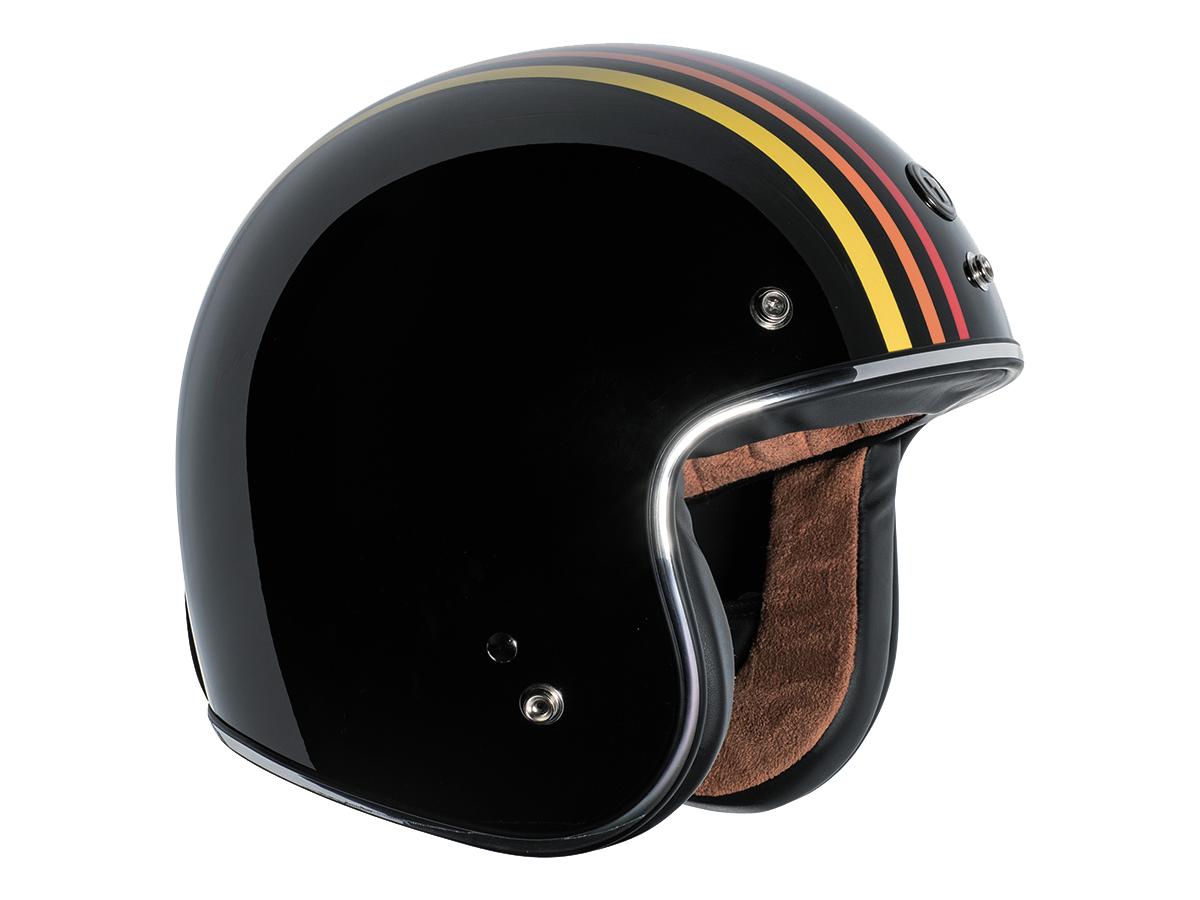 Torc T-50 ECE 1978 Retro Jet Helmet Gloss Black