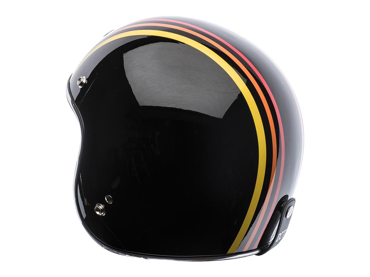 Torc T-50 ECE 1978 Retro Jet Helmet Gloss Black