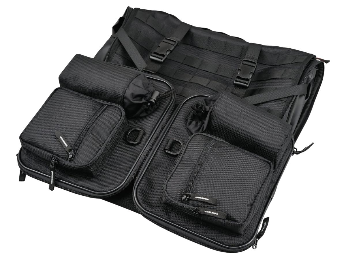 HenlyBegins Expandable Seatbag Variable Volume Of 33-42 Liters Black