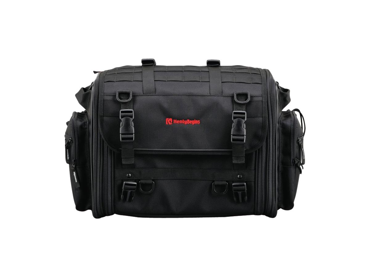 HenlyBegins Expandable Seatbag Variable Volume Of 44-60 Liters Black - FREE UK Shipping, FREE 365 Day Returns | Moto Central