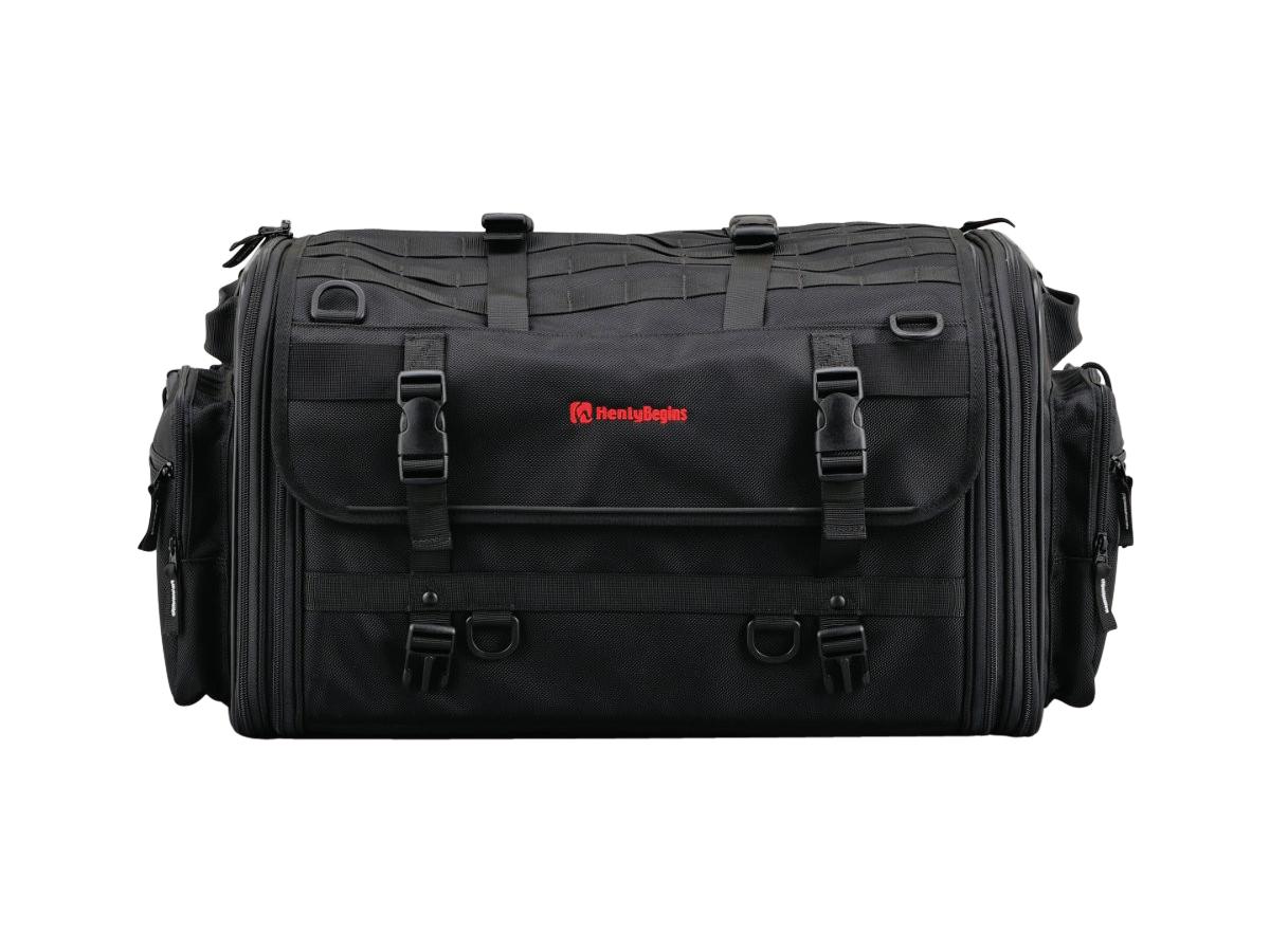 HenlyBegins Expandable Seatbag Variable Volume Of 53-70 Liters Black  - FREE UK Shipping, FREE 365 Day Returns | Moto Central