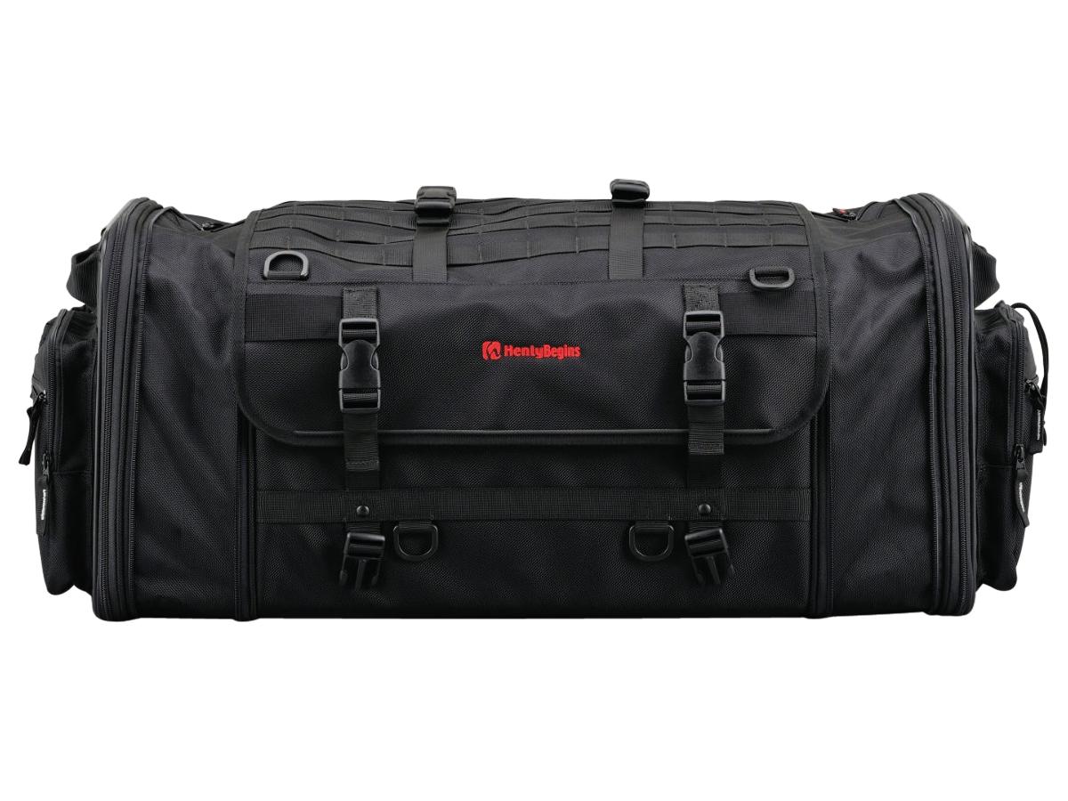 HenlyBegins Expandable Seatbag Variable Volume Of 53-70 Liters Black  - FREE UK Shipping, FREE 365 Day Returns | Moto Central