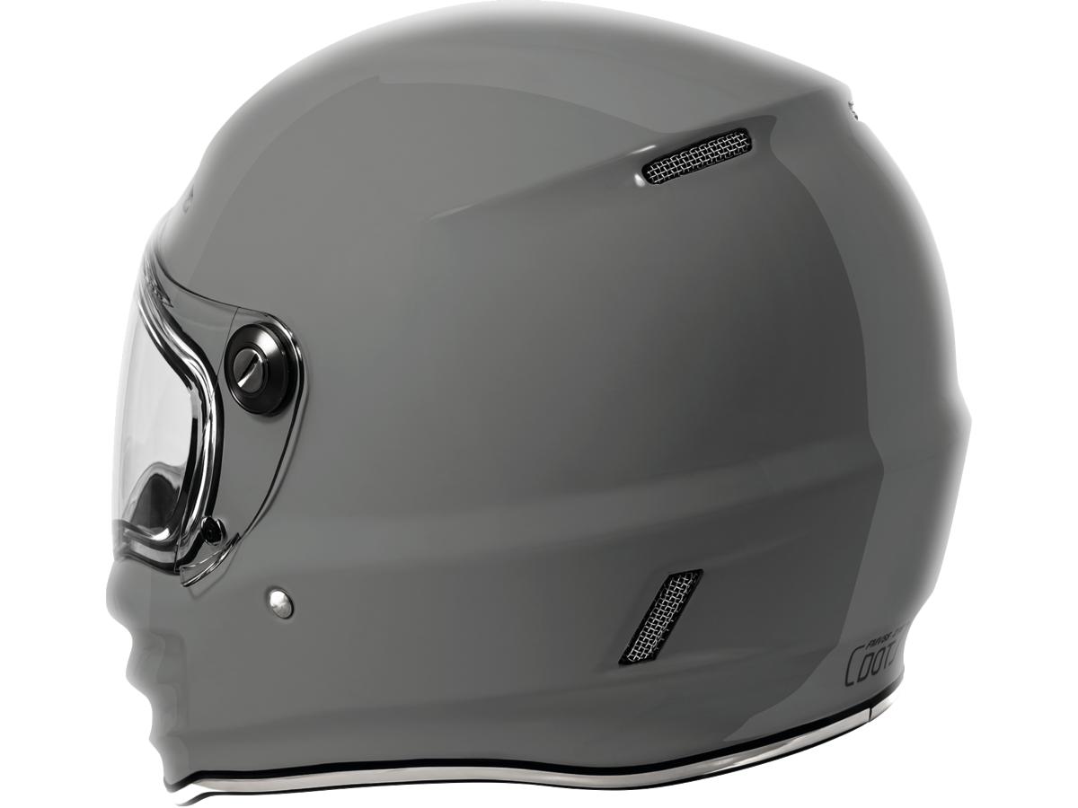 Torc T-9 Retro Helmet Nardo Grey  - FREE UK Delivery - Moto Central