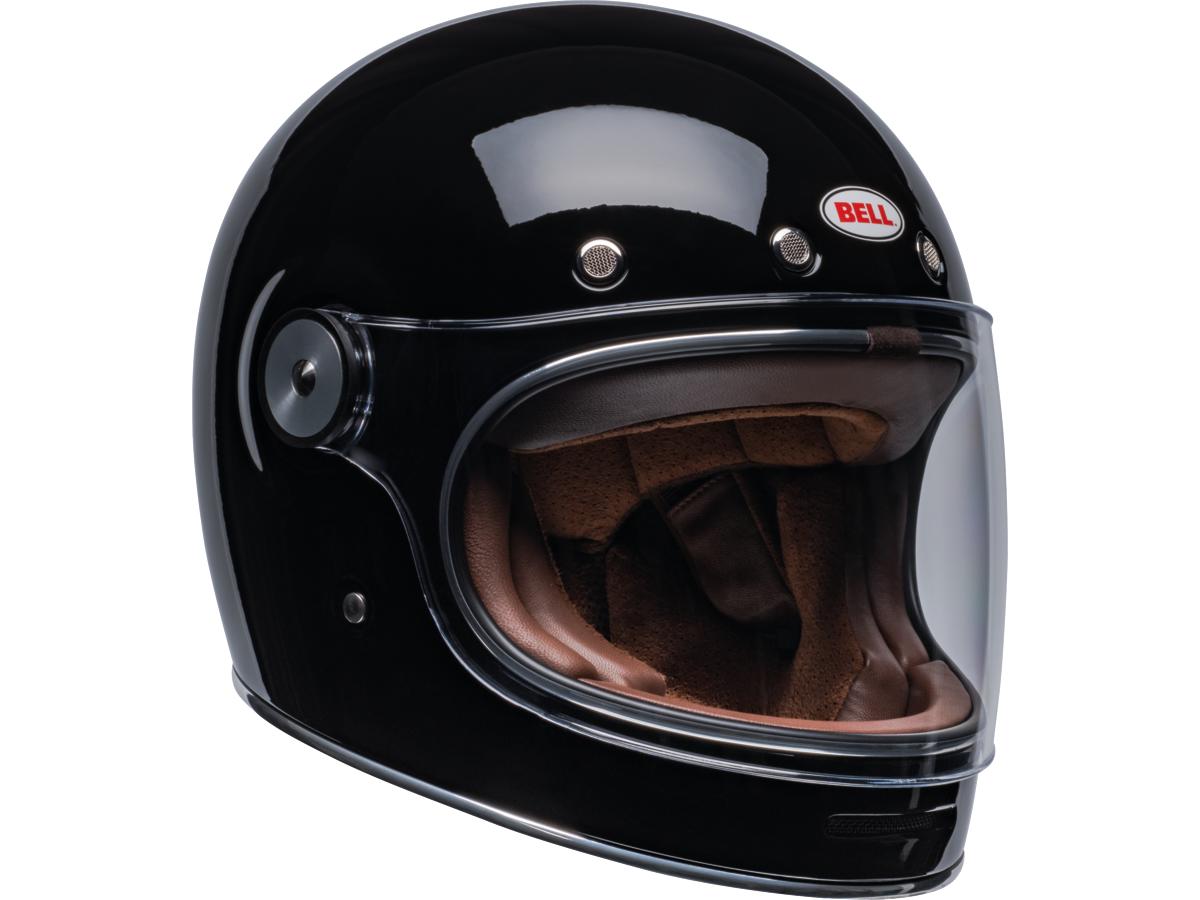 Bell Bullitt Retro Full Face Helmet Black / Gloss Black